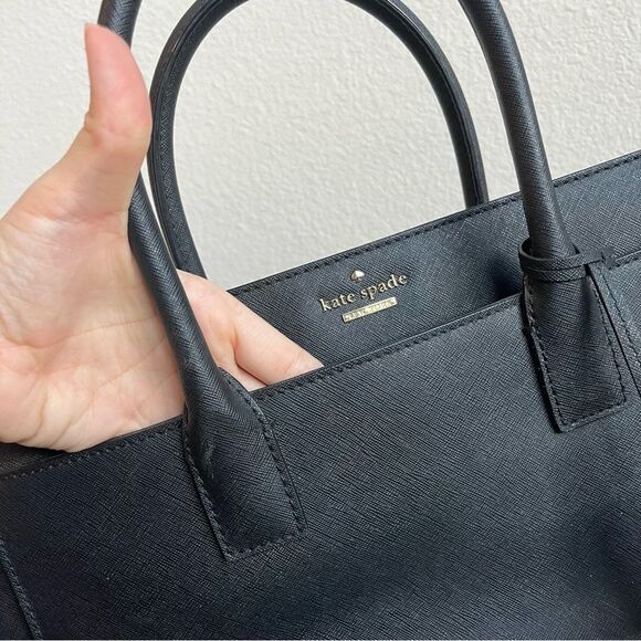 KATE SPADE Black Cameron Street Candace Tote Satchel Handbag Bag Leila - Picture 14 of 14